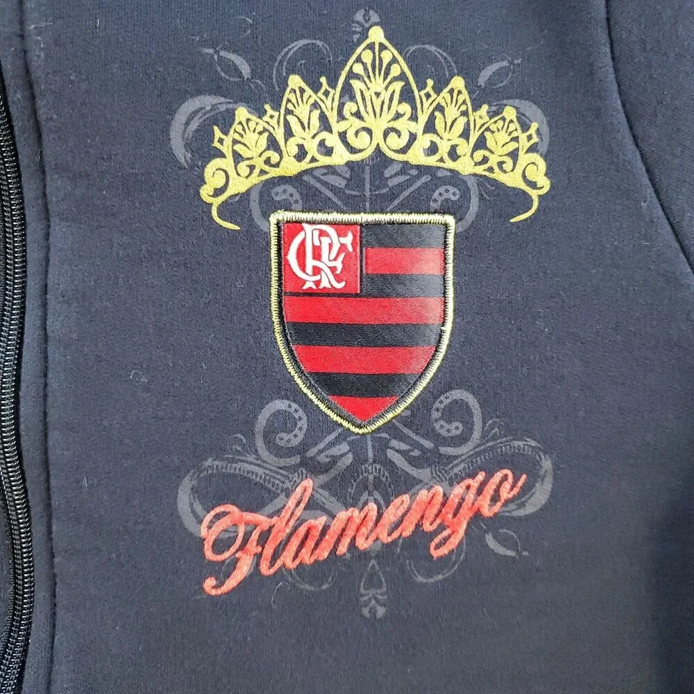 2004 Clube de Regatas do Flamengo jacket Youth Size Medium  Black